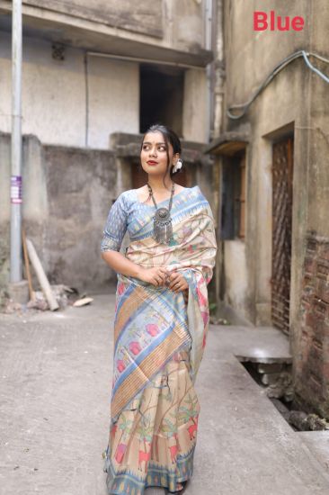 Picture of Semi Tusser Saree