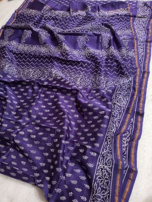 Picture of Chanderi Cotton Silk Saree