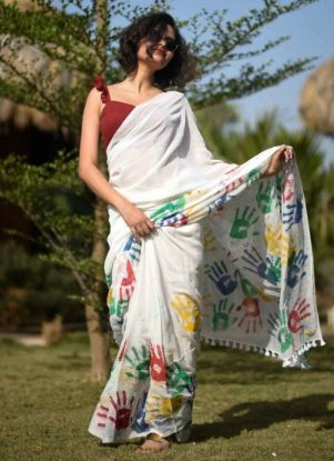 Picture of Linen Sarees