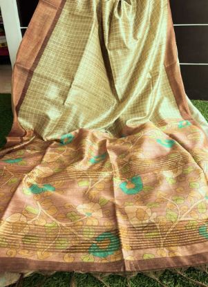 Picture of Semi Tusser Saree