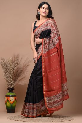 Picture of Chanderi Cotton Silk Saree