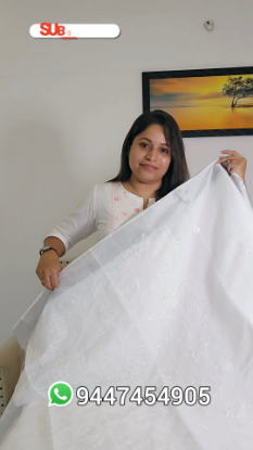 Picture of Synthetic linen saree